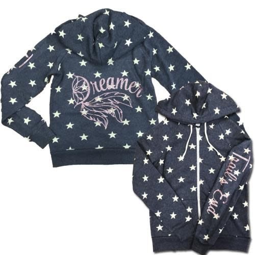 Dream On Blue Stars Zip Up Dream On Blue Stars Zip Up
