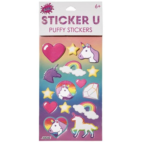 Unicorn Puffy Stickers Unicorn Puffy Stickers