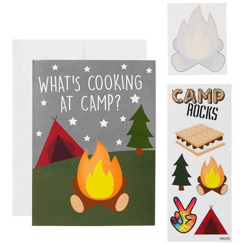 What's Cooking Camp Card What's Cooking Camp Card