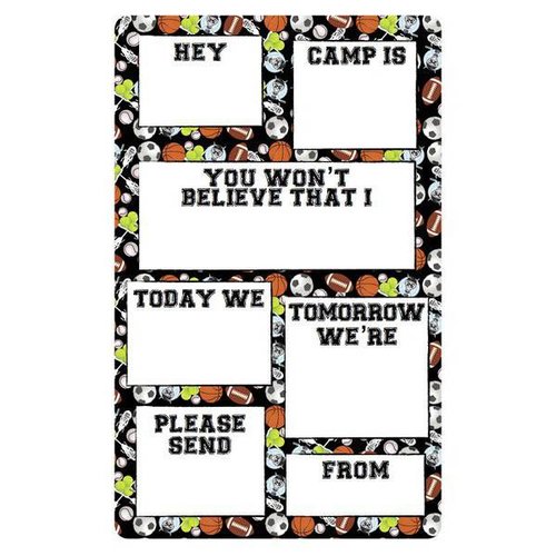 Assorted Sport Fill-In Notepad Assorted Sport Fill-In Notepad