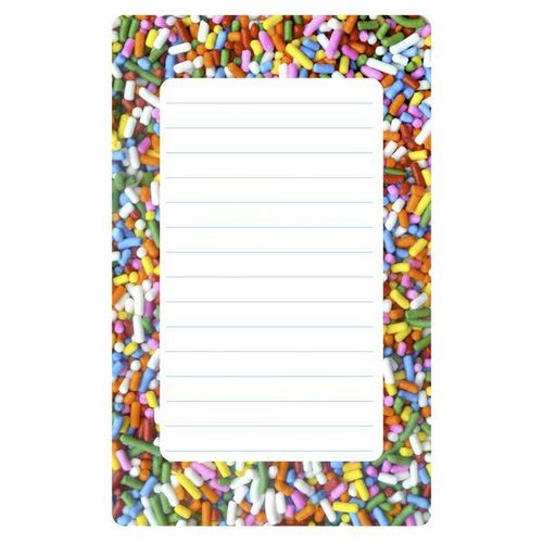 Sprinkles Lined Notepad Sprinkles Lined Notepad