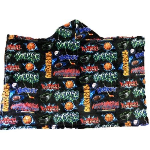Crazy Sports Hoodie Blanket Crazy Sports Hoodie Blanket