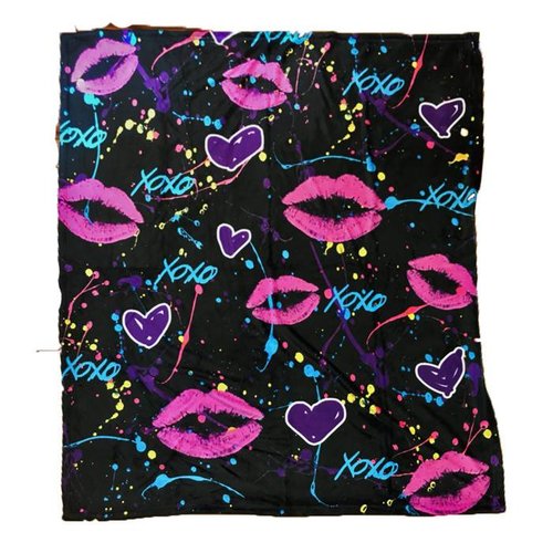 Splatter Kisses Blanket Splatter Kisses Blanket