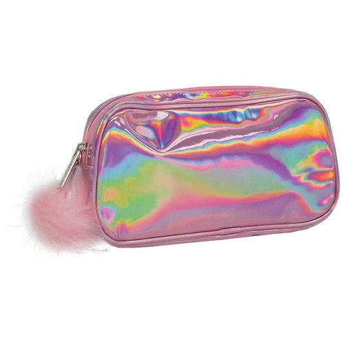 Pink Holographic Small Cosmetic Bag Pink Holographic Small Cosmetic Bag