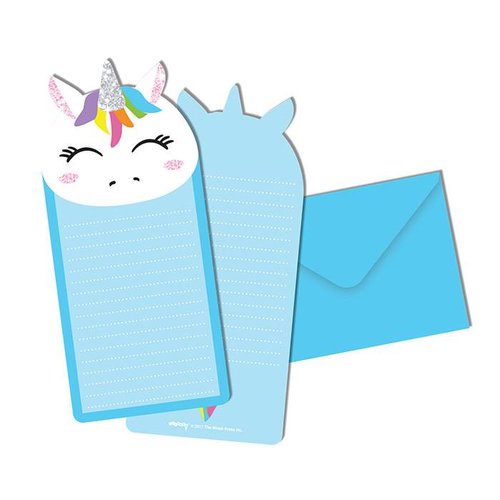 Unicorn Glitter Notecards Unicorn Glitter Notecards