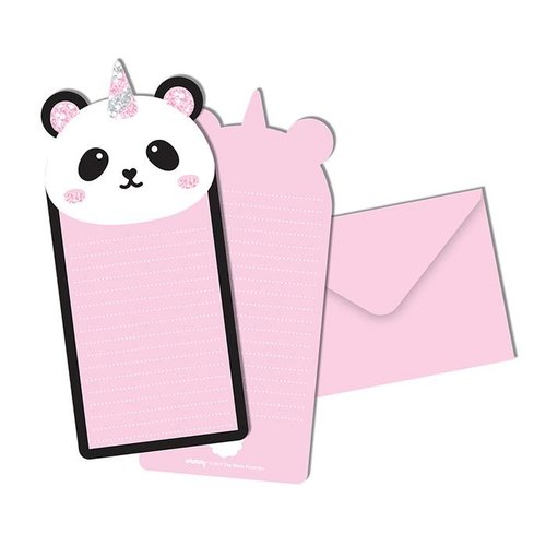 Pandacorn Glitter Notecards Pandacorn Glitter Notecards