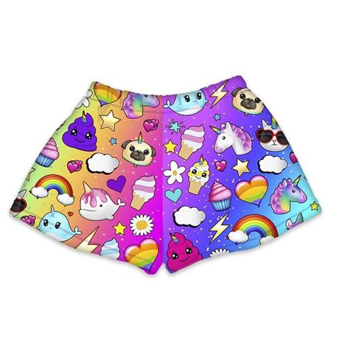 Dream of Unicorns Fuzzy Shorts Dream of Unicorns Fuzzy Shorts