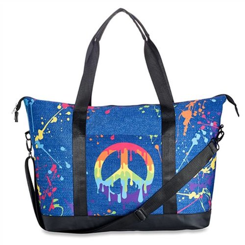 Denim Splatter Tote Bag Denim Splatter Tote Bag