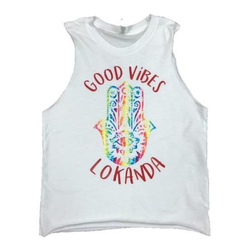 Good Vibes Hamsa Camp Tank Good Vibes Hamsa Camp Tank