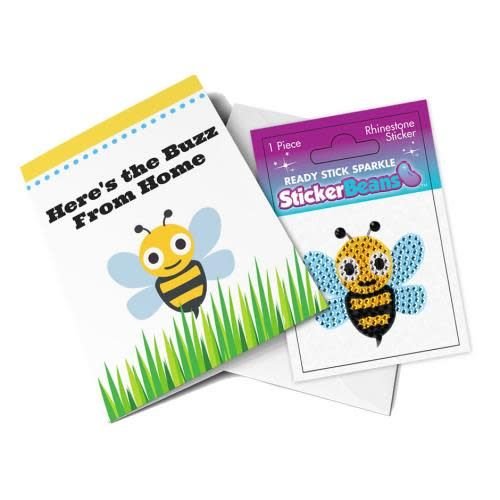 Greeting Card with StickerBean Greeting Card with StickerBean