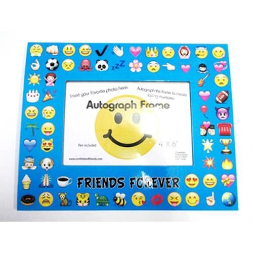 Blue Emojis Autograph Frame Blue Emojis Autograph Frame