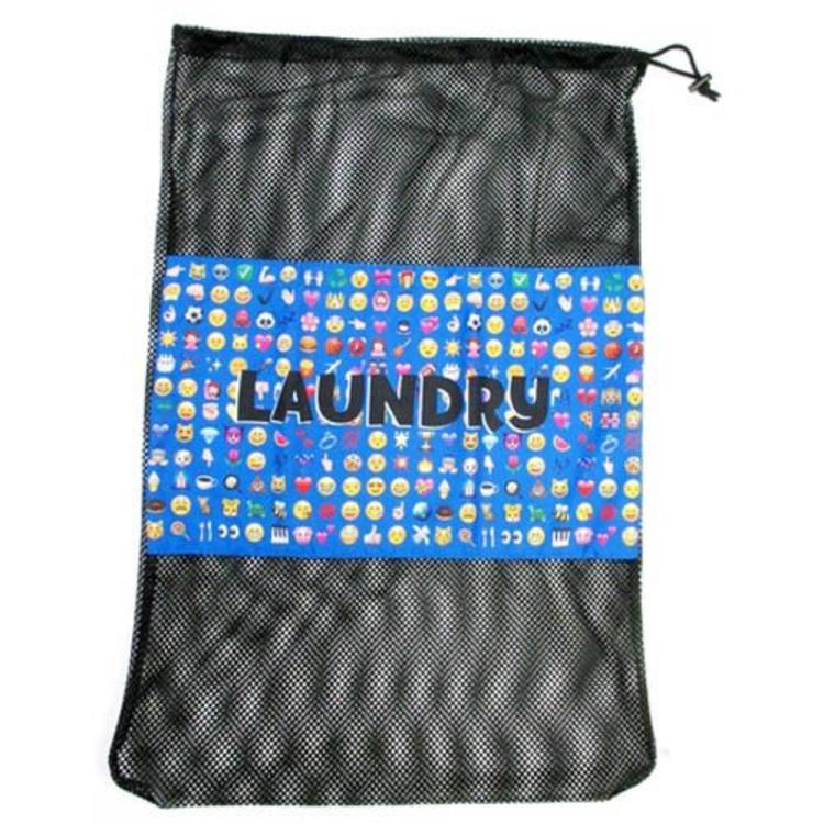 Small Emojis Mesh Laundry Bag