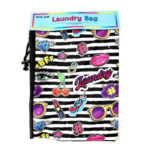 Stripe Patches Laundry Bag Stripe Patches Laundry Bag