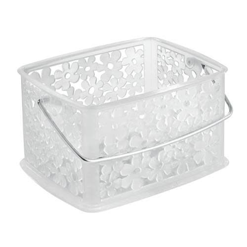 Cut Out Flowers Shower Caddy Cut Out Flowers Shower Caddy