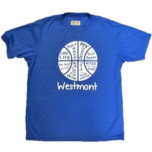 Basketball Words Performance Shirt Basketball Words Performance Shirt