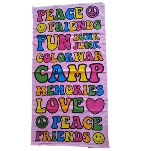 Camp Words Towel Camp Words Towel