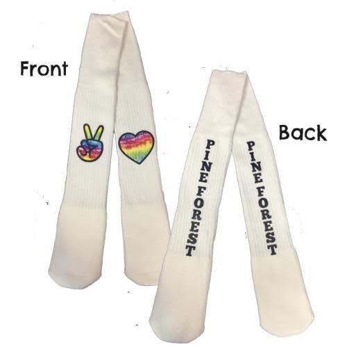 Patches with Camp Name Socks Patches with Camp Name Socks