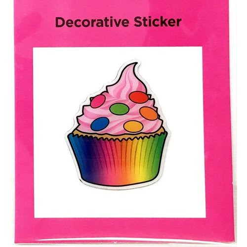 Cupcake Metal Sticker Cupcake Metal Sticker