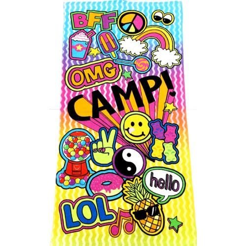 Pop Camp Patch Towel Pop Camp Patch Towel