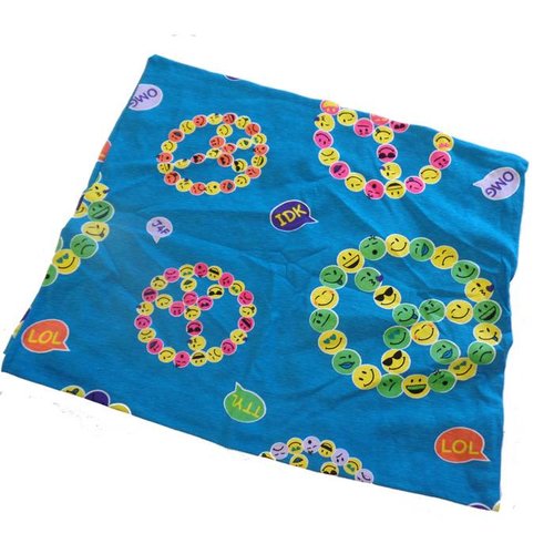 Turquoise Peace Emoji Jersey Sheets Turquoise Peace Emoji Jersey Sheets