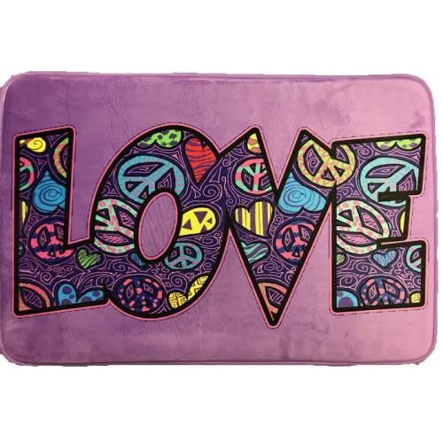 Peace Hearts Mat Peace Hearts Mat