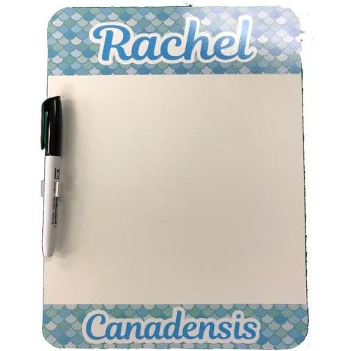Mermaid Scales Dry Erase Board Mermaid Scales Dry Erase Board