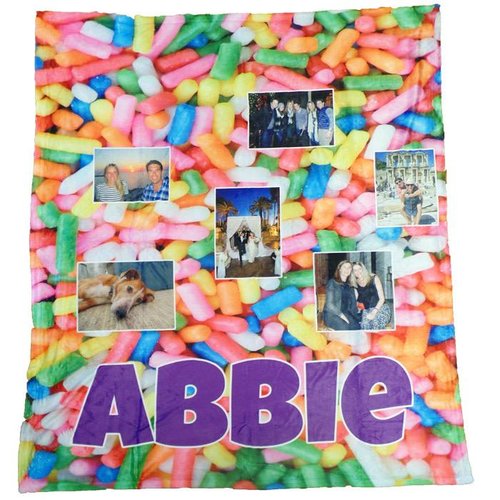 Custom Photo Collage Throw Blanket Custom Photo Collage Throw Blanket