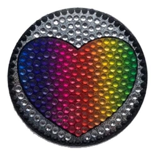 Rainbow Heart Bling Sticker Rainbow Heart Bling Sticker