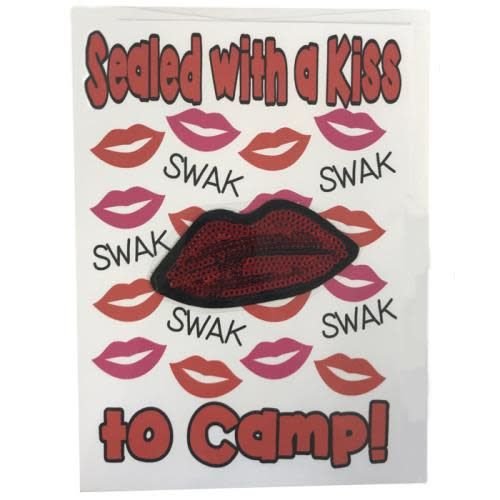 Lips Sequin Patch Card Lips Sequin Patch Card