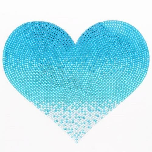 Jumbo Blue Heart Sticker Bean Jumbo Blue Heart Sticker Bean