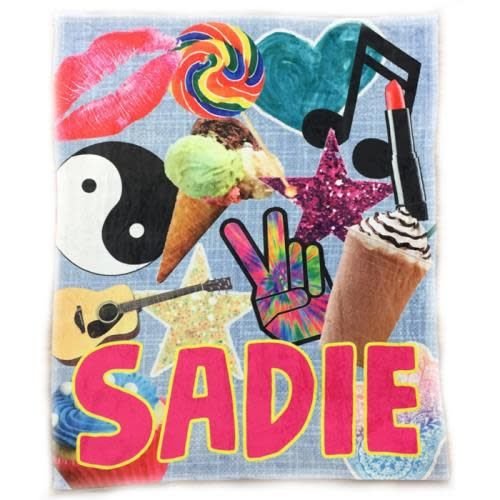 Girl Collage Blanket Girl Collage Blanket
