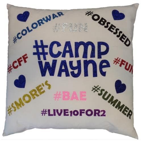 Glitter # Camp Pillow Glitter # Camp Pillow
