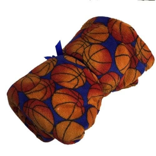 Basketballs Fuzzy Blanket Basketballs Fuzzy Blanket
