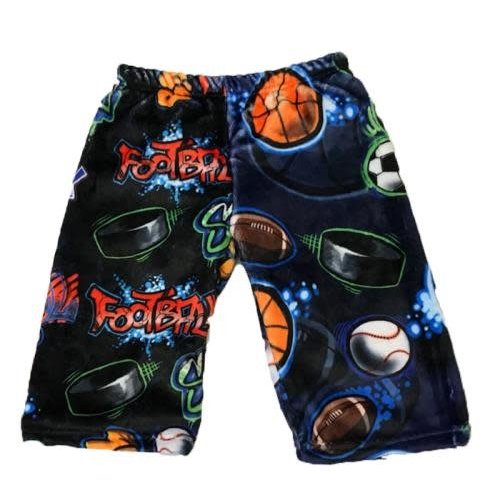 Crazy Sports Long Fuzzy Shorts Crazy Sports Long Fuzzy Shorts