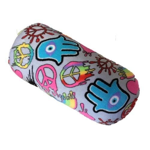 Dripping Graffiti Fuzzy Bolster Pillow Dripping Graffiti Fuzzy Bolster Pillow