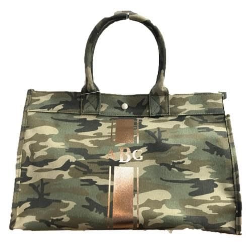 Monogrammed Green Camo Tote Monogrammed Green Camo Tote