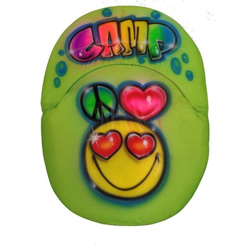 Peace, Heart and Emoji Airbrushed Ground Chair Peace, Heart and Emoji Airbrushed Ground Chair