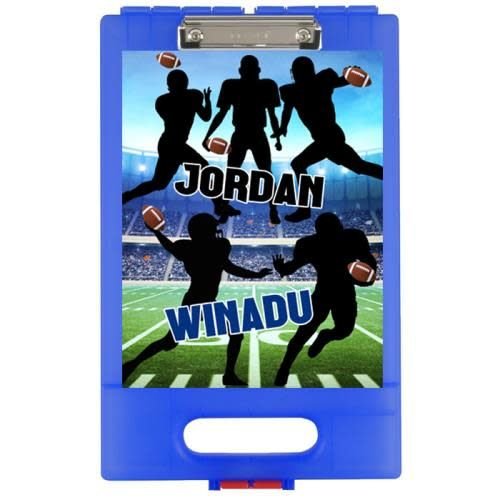 Football Silhouette Clipboard Football Silhouette Clipboard