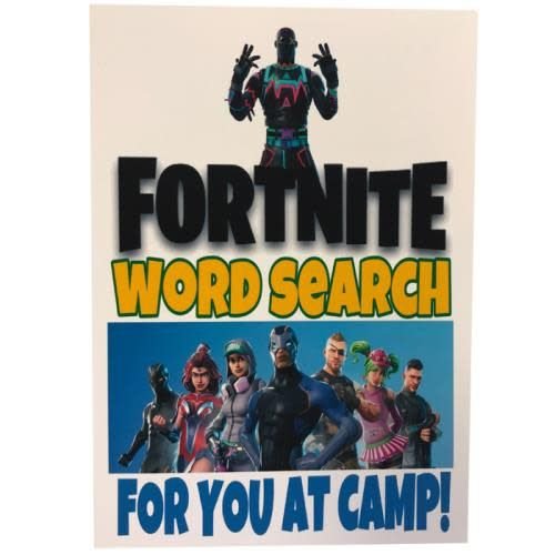 Fortnite Word Search Card Fortnite Word Search Card