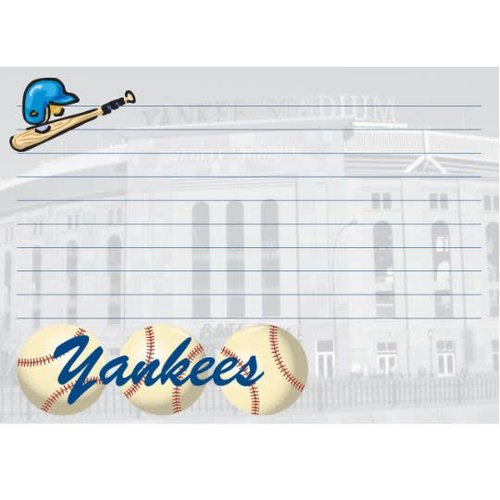 Yankees Notecards Yankees Notecards