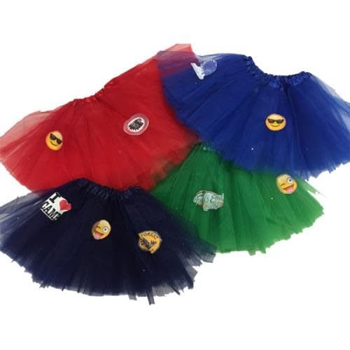 Custom Camp Logo Tutu with Smileys Custom Camp Logo Tutu with Smileys
