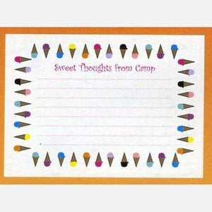 Sweet Thoughts from Camp Notecards