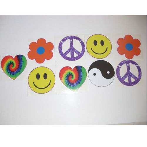 Retro Wall Clings Packet Retro Wall Clings Packet