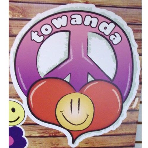 Airbrush Peace Personalized Cling Airbrush Peace Personalized Cling