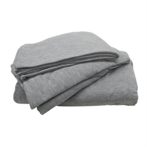 Gray 3-Piece Jersey Sheet Set Gray 3-Piece Jersey Sheet Set