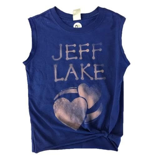 Musle Shirt with Side Knot and Heart Swoosh Musle Shirt with Side Knot and Heart Swoosh