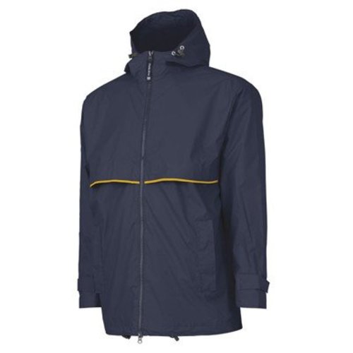 True Navy/Yellow New Englander Rain Jacket True Navy/Yellow New Englander Rain Jacket