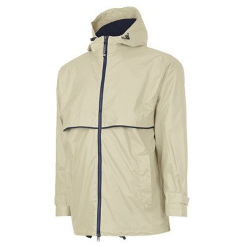 Taupe/Navy New Englander Rain Jacket Taupe/Navy New Englander Rain Jacket