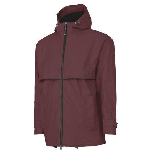 Maroon and Black New Englander Rain Jacket Maroon and Black New Englander Rain Jacket