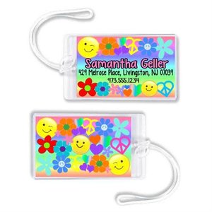 Peace and Love Luggage Tag